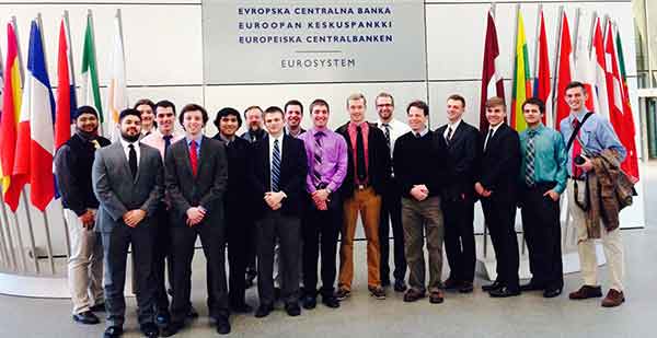 Wabash Class visiting the European Union Headquarters in Frankfurt