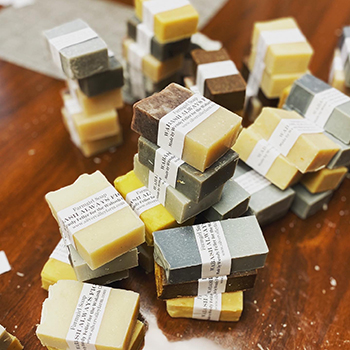 Wendy Feller made every member of the freshman class a bar of soap as part of a care package.