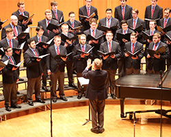 Wabash Glee Club under the direction of Dr. Richard Bowen