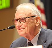 Former US Congressman Lee Hamilton