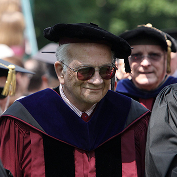 Collett Professor of Rhetoric and Dean of the College, Emeritus Don Herring