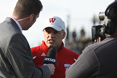 Wabash head coach Erik Raeburn