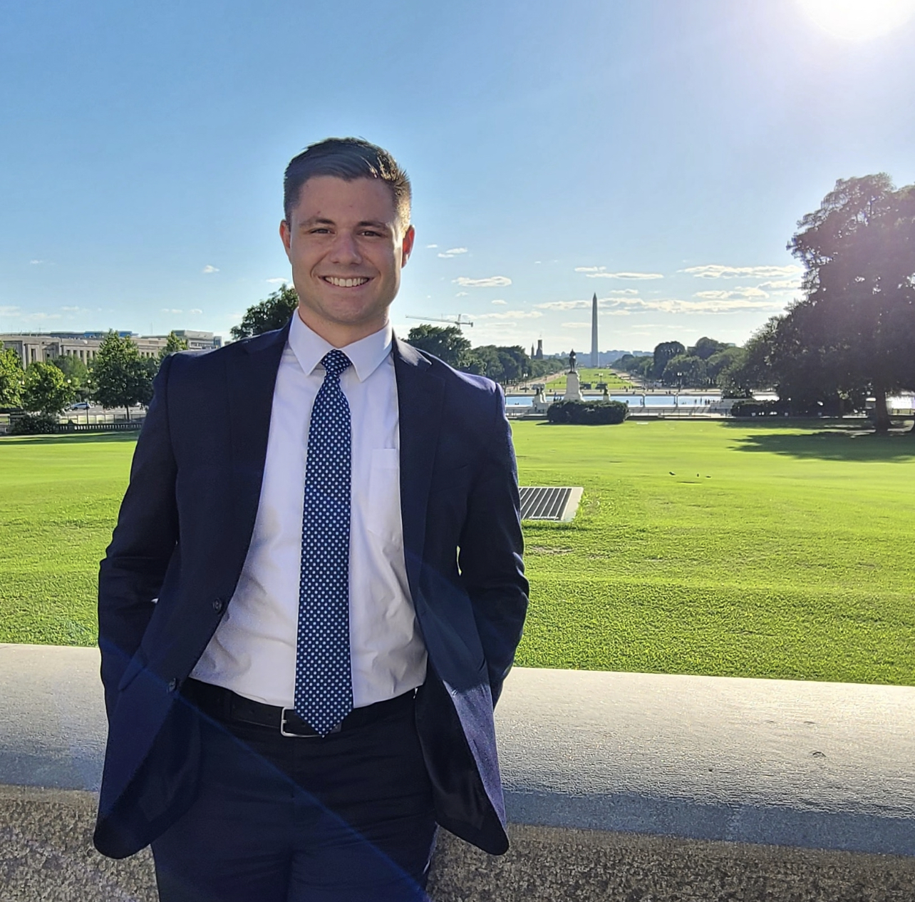 As an intern for U.S. Senator Todd Young, McCullough spent his 2021 summer in Washington, D.C. He learned about the Senate’s role in government and got the opportunity to conduct policy research, attend hearings, assist staff, and respond to constituent inquiries.
