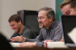 Professor Jonathan Baer directs the Wabash Institute of Theology for Youth.
