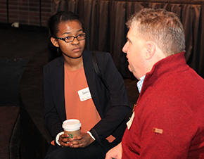 Leslie Ossete talks with Brian Farrar.