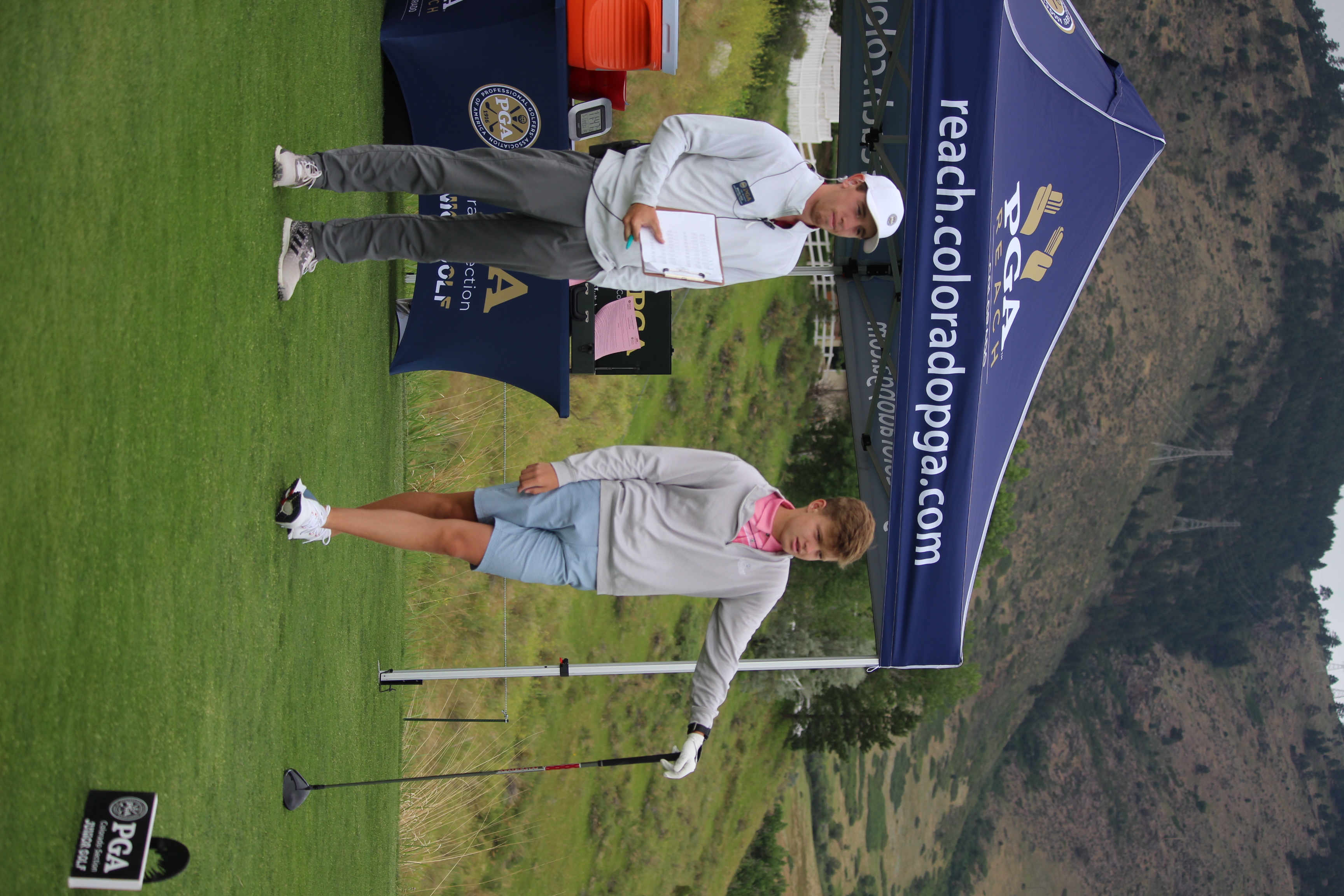 As Colorado PGA’s junior golf operations intern, Weiss (left) was responsible for running junior golf tournaments and other programs across the state. 