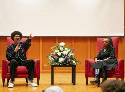 Gray hosted keynote speaker, Angela B. Freeman, for the MXIBS MLK Day event. 