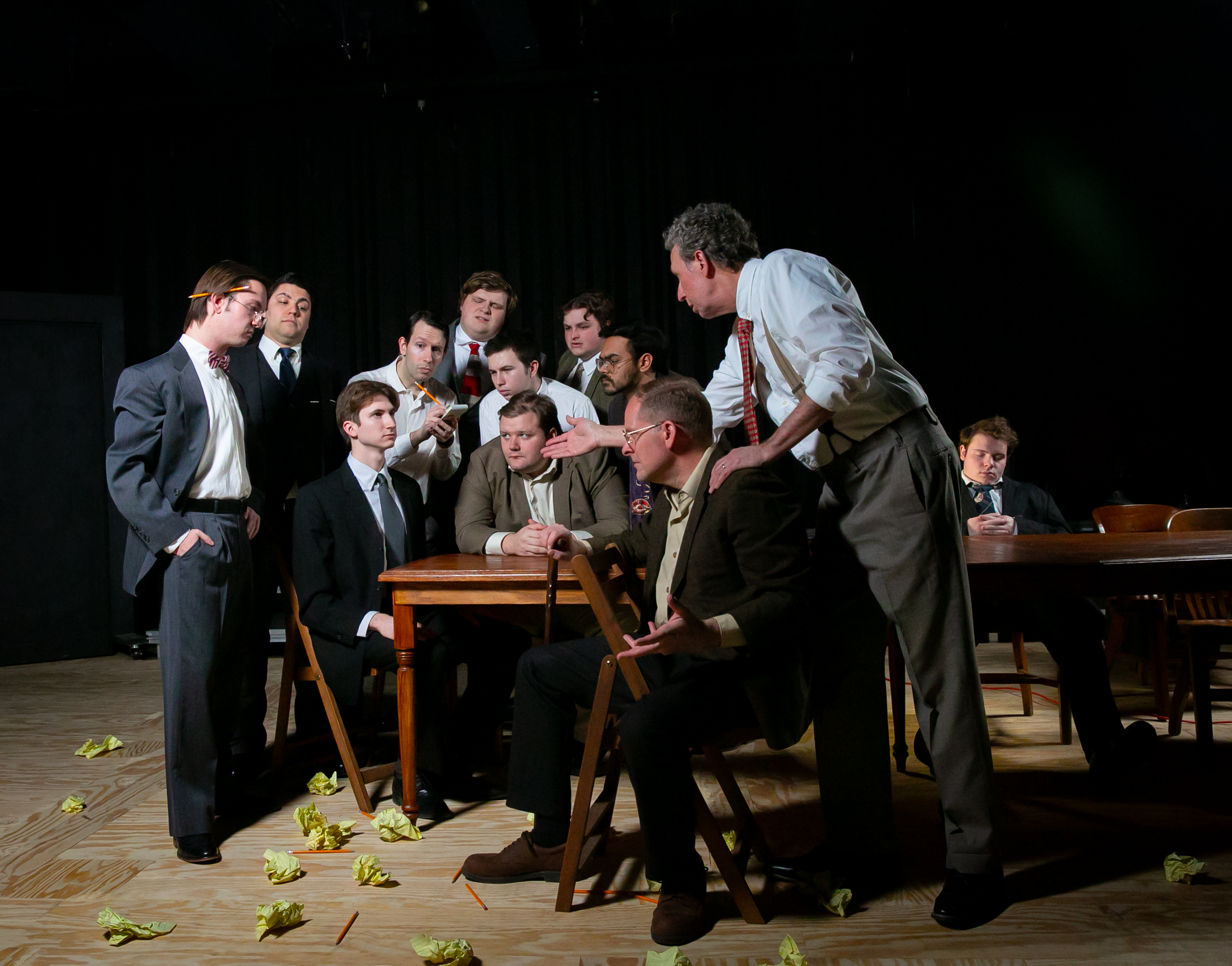 Wabash Theater produced a sold-out production of 12 Angry Men in February.