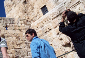 Students visiting Israel in 2008