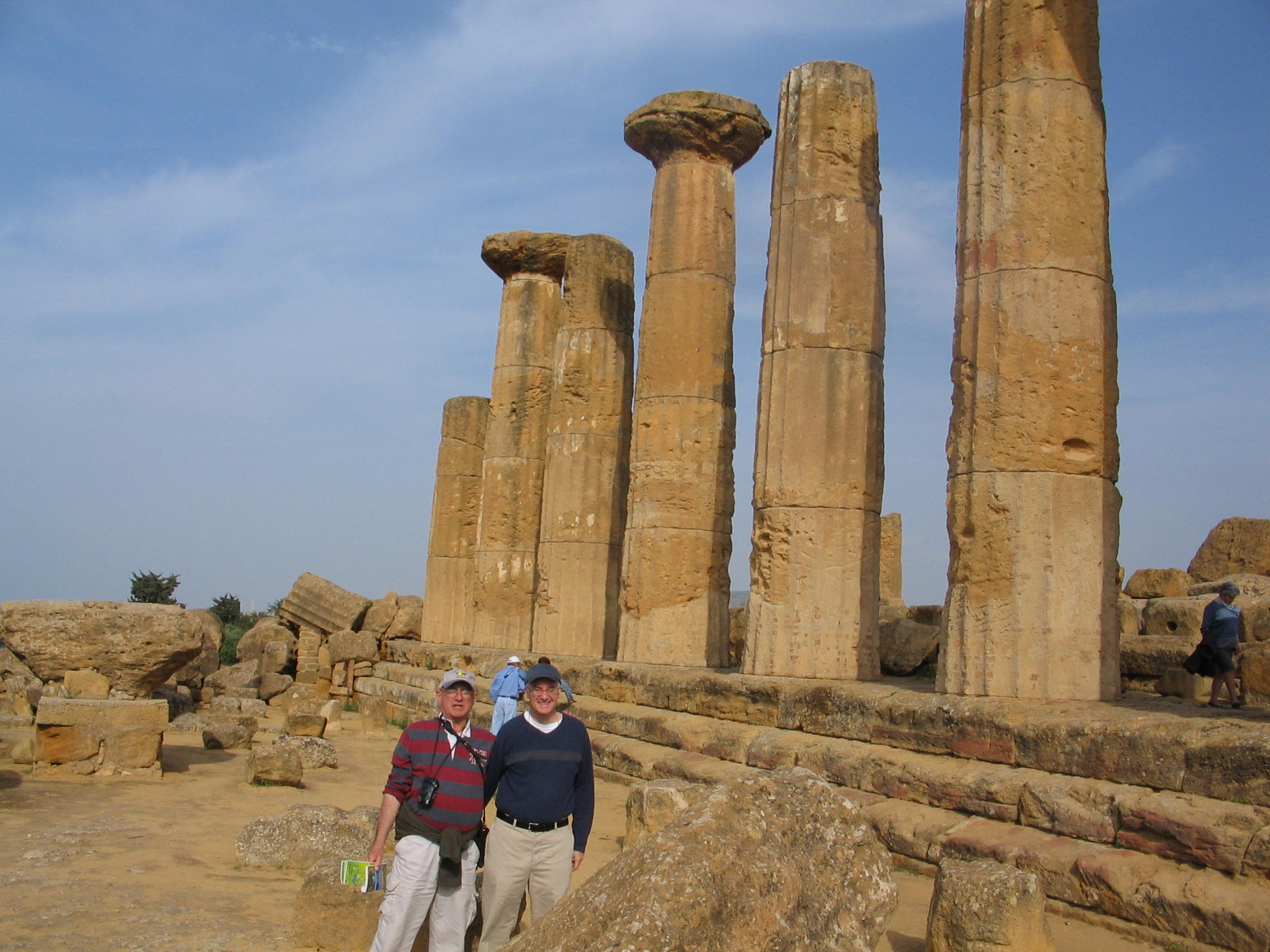 John Fischer and Mike Laudick '82 in Sicily. 