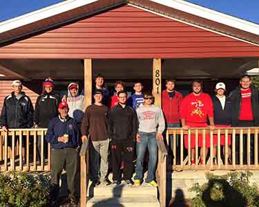 Sigma Chi volunteers on Wabash Day 2015