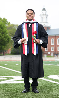 The Gary, Indiana, native traveled to Spain twice and the Dominican Republic during his Wabash career.