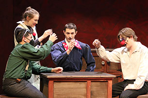 The play is based on the true story of Boris and Vlad, who in 1924 face certain death in the gulag if they don&rsquo;t fulfil Stalin&rsquo;s wishes. Yet if they pull off the embalming to Stalin&rsquo;s standard, they could be rich beyond their wildest dreams. 