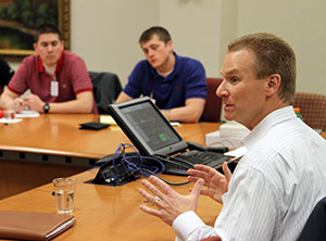 Students meet leaders in Indiana Business