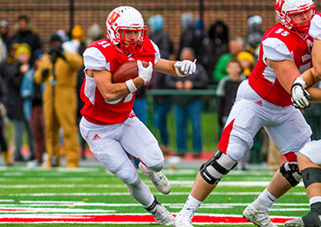 Donovan Snyder '24 rushed for 137 yards in his first Monon Bell appearance.