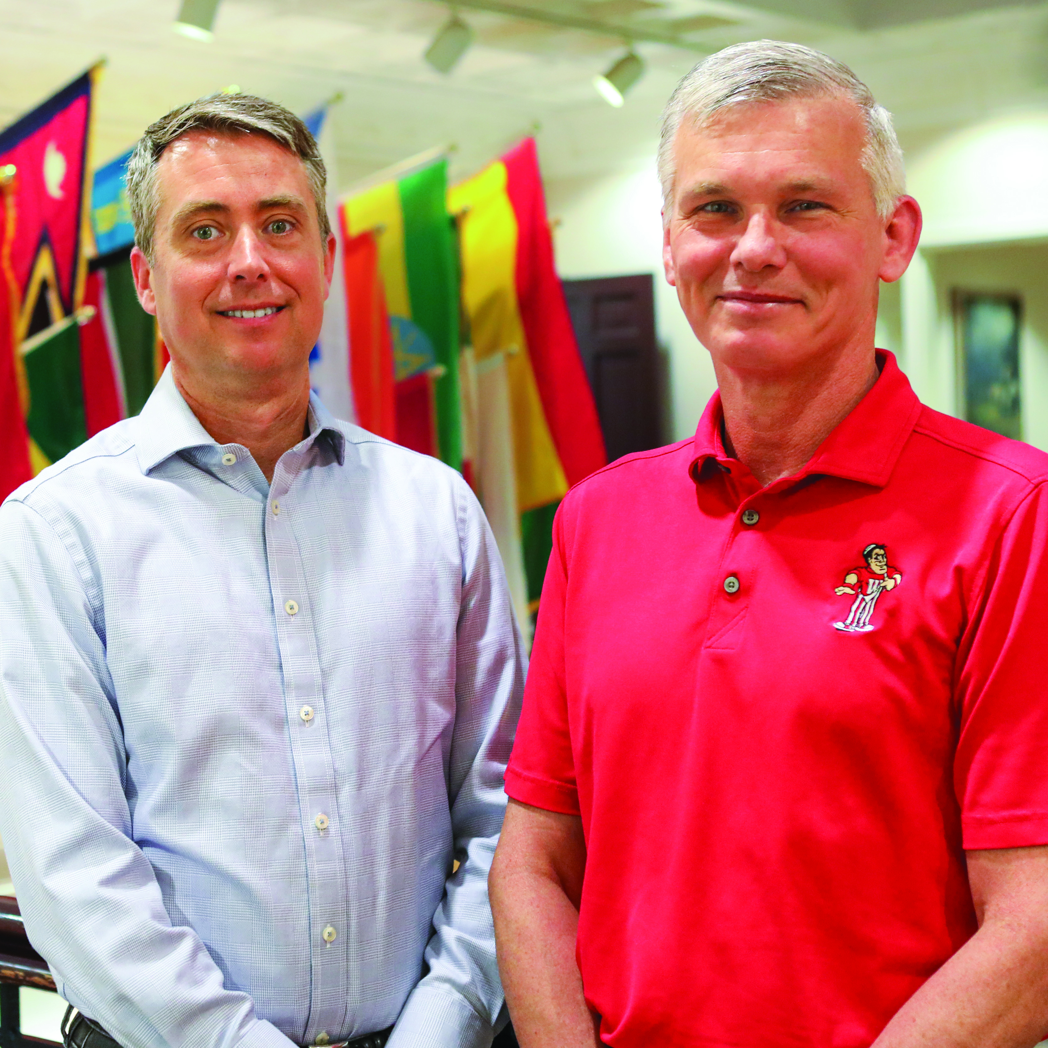 Professor of German Brian Tucker &rsquo;98 and Associate Professor of German Gregory Redding &rsquo;88