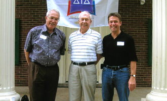Robert ’55 and William ’52 with William's son, Andrew ’85