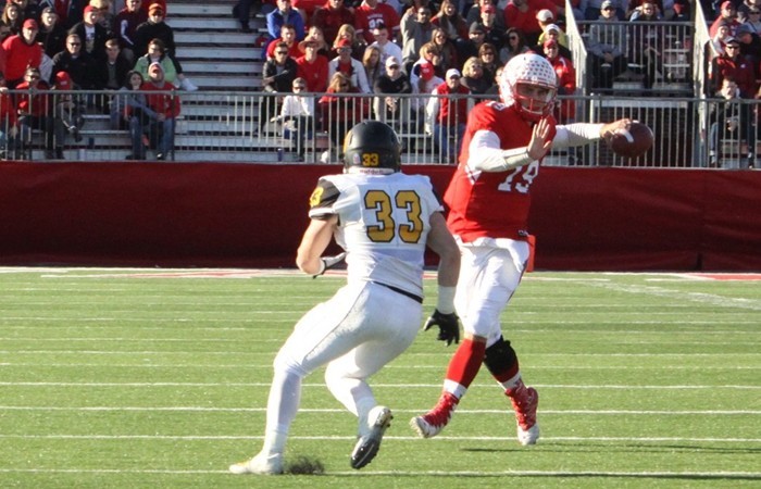 Connor Rice threw for 336 yards and 2 TDs in his final game at Wabash.
