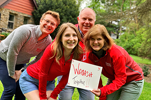 #WabashTogether with the Rogers family
