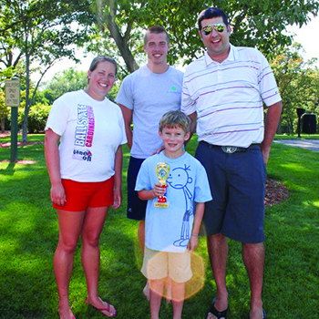Craig received his first trophy in 2010 for the 25-meter backstroke.