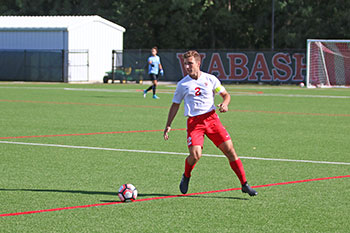 Dorsuleski is one of the captains of the Wabash soccer team.