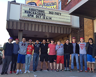 TKE volunteers at Vanity Theater