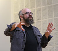 Art professor Matt Weedman.