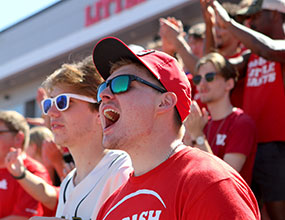 Wabash students support of the Little Giants creates a strong home field advantage.