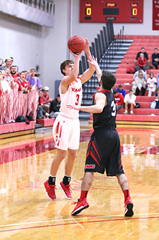 Davidson shoots while Chadwick goes 'crazy.'