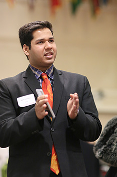 Gonsalves presents at the 2017 Celebration of Student Research