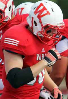 Zurek celebrates his first collegiate TD