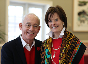 Board of Trustees member Jennifer Evans and husband Jack Tankersley