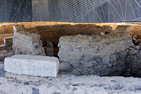 The house of Saint Peter at Capharnaum.