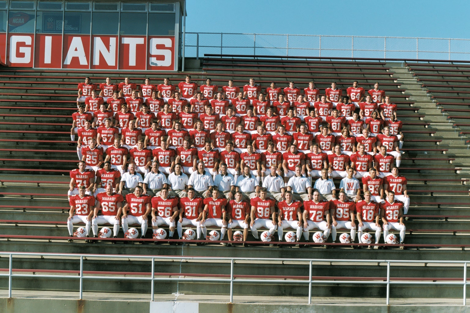 The 2001 Wabash Football Team