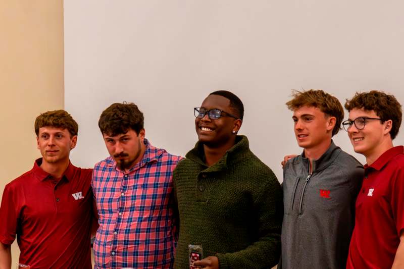 a group of men standing together