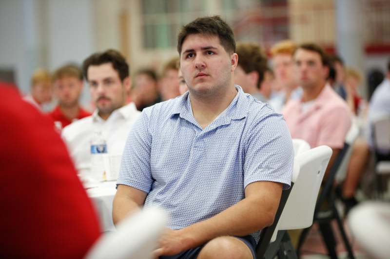 a man sitting in a chair