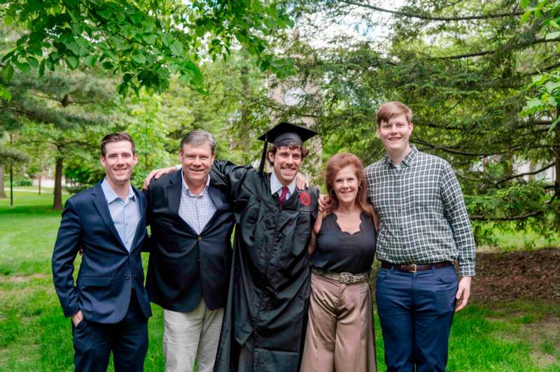 a group of people posing for a picture