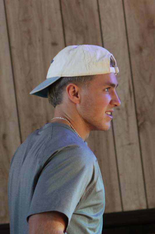 a man in a hat