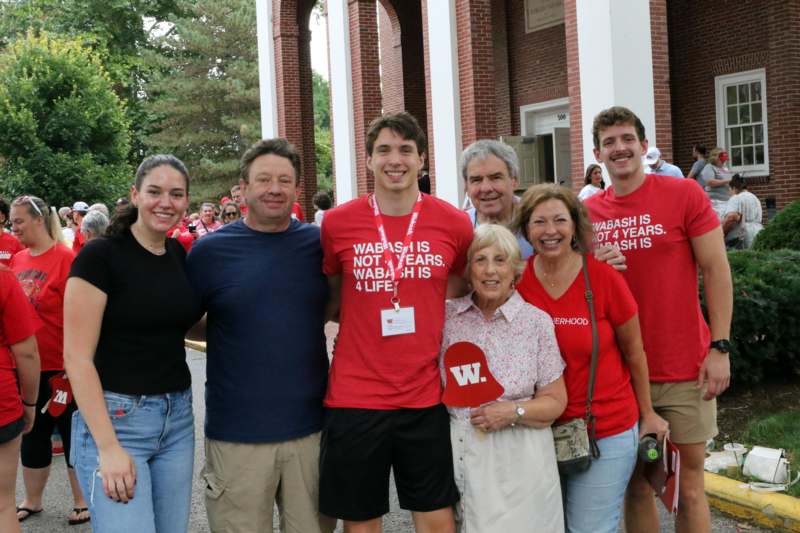 a group of people posing for a photo
