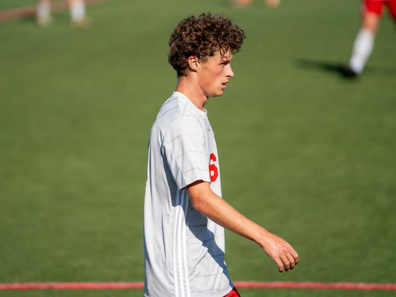 a man in a white shirt
