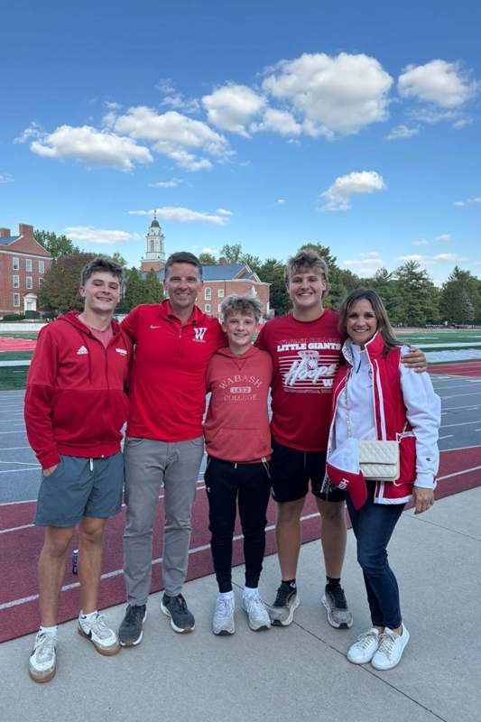 a group of people posing for a photo