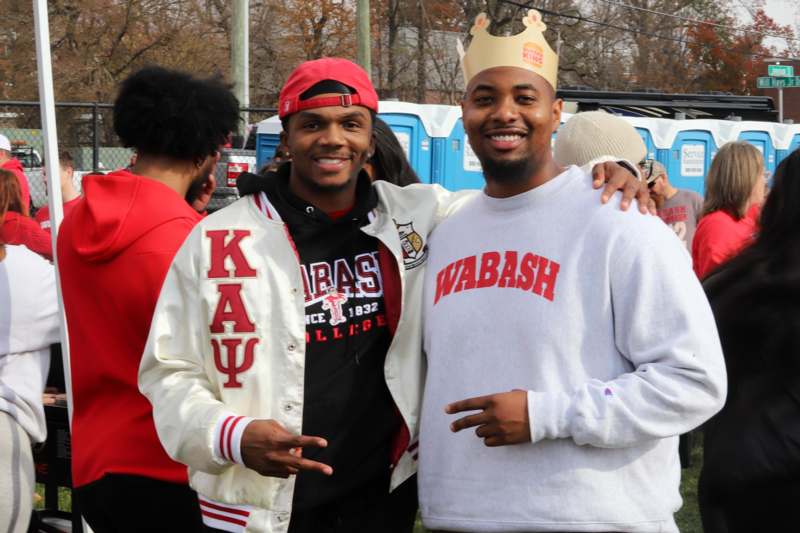 two men posing for a picture