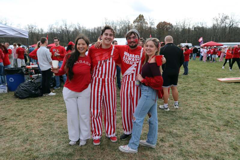 a group of people posing for a photo