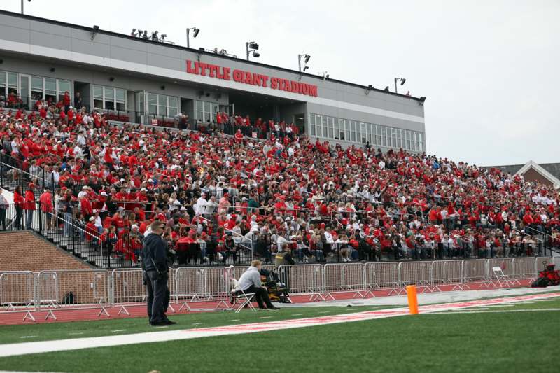 a crowd of people in a stadium