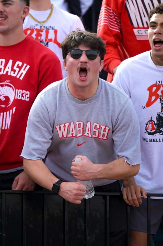 a man with his mouth open