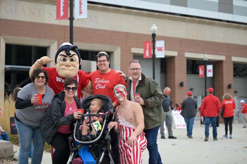 a group of people posing for a photo