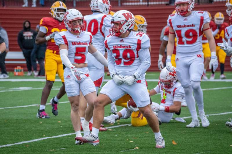 a group of football players on a field