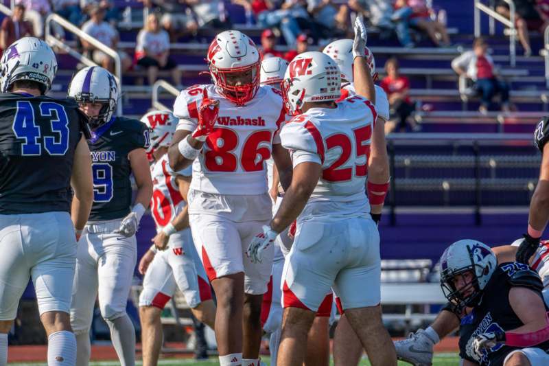 a group of football players on a field