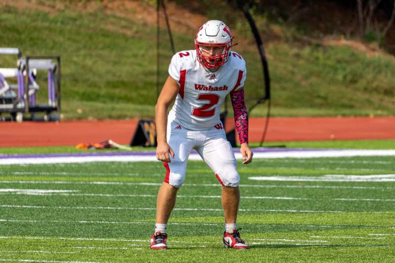 a football player on a field