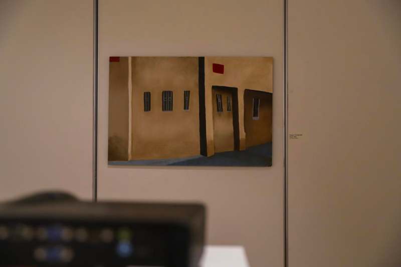 a painting on a wall